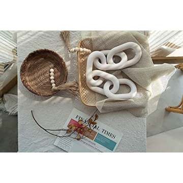 Wood Chain Link Decor for Aesthetic Home Styling