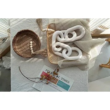 Wood Chain Link Decor for Aesthetic Home Styling