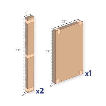 SafeRacks Garage Shelving - Storage Rack That Holds 500 Pounds Per Shelf - All Steel Shelves for Storage - Easy to Assemble Shelving Storage, Garage Shelf, Hammertone (24" x 92" x 84")