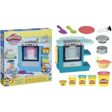 Rising Cake Oven Playset for Kids - Play-Doh Creations