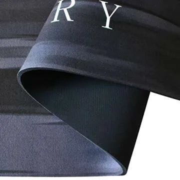 USTIDE Black Oval Laundry Room Rug, Black White Laundry Room Floor Mat, Non-Slip Cushioned Rubber Back, Wash & Dry Sign Decor, Modern Kitchen Rugs, 19.6''X51.2'' Washable Wipe Clean