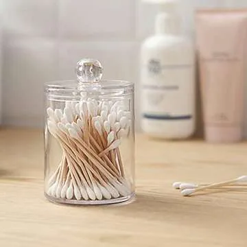 AXX Apothecary Qtip Dispenser for Stylish Organization