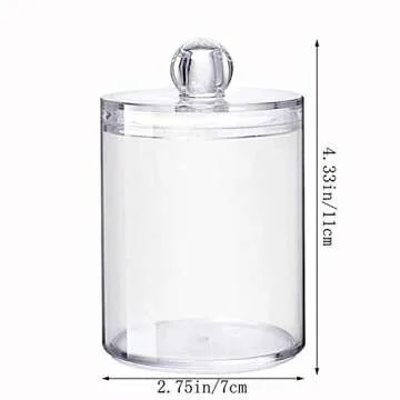 AXX Apothecary Qtip Dispenser for Stylish Organization