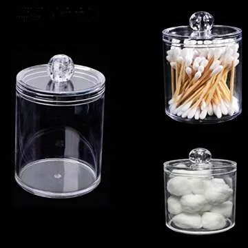 AXX Apothecary Qtip Dispenser for Stylish Organization