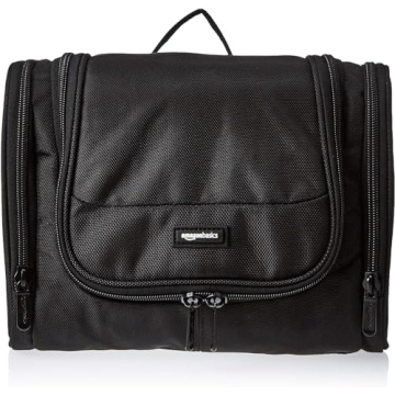 Amazon Basics Travel Toiletry Bag in Black - Buy Now!