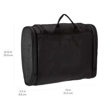 Amazon Basics Travel Toiletry Bag in Black - Buy Now!
