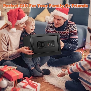 Mitlvge 0.5 Cu ft Fireproof Home Safe for Ultimate Security