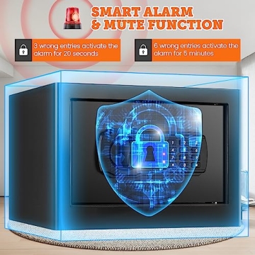 Mitlvge 0.5 Cu ft Fireproof Home Safe for Ultimate Security