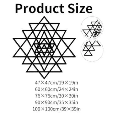 Metal Wall Art, Sacred Geometry Mandala, Interior Decor, Home Decor Wall Hanging, Home Decor Wall Art, Mural Decoration (Silver, 90×90 cm/35 ×35 in)