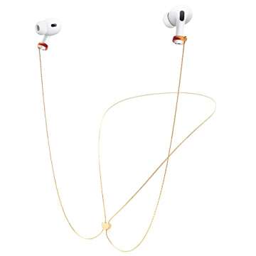 JOJOPANDA Adjustable Anti-Lost Airpod Chain Holder Necklace - Stylish & Durable