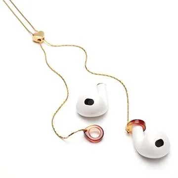 Adjustable JOJOPANDA Anti-Lost Airpod Holder Necklace