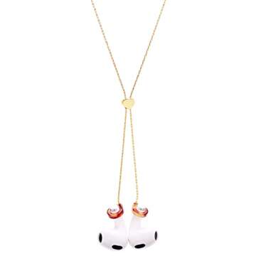 Adjustable JOJOPANDA Anti-Lost Airpod Holder Necklace