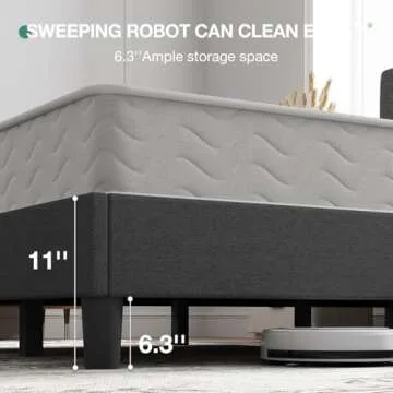 Stylish Novilla Queen Bed Frame with Adjustable Headboard