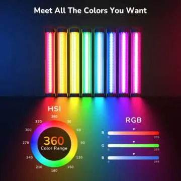 Pixel RGB Handheld Light Wand - Versatile LED Photography Tool