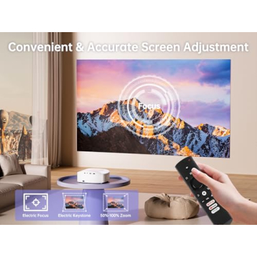 GooDee 4K WiFi Bluetooth Smart Projector 1080P