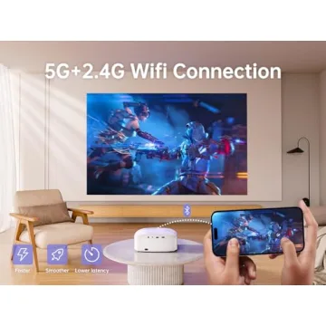 GooDee 4K WiFi Bluetooth Smart Projector 1080P
