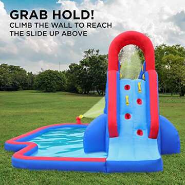 Sunny & Fun Deluxe Inflatable Slide Park for Kids