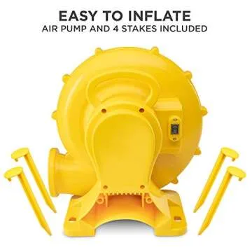 Sunny & Fun Deluxe Inflatable Slide Park for Kids