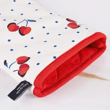 Kate Spade Cherry Dot Kitchen Towels, Oven Mitt & Holder Set