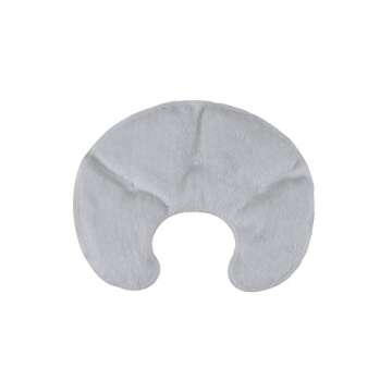 Hot Cold Breast Gel Bead Ice Pack (2 Pack) by FOMI Care | Nursing Pain Relief for Mastitis, Engorgement, Swelling | Fabric Backing for Ultimate Comfort | Reusable, Freezable, Microwavable (Gray)