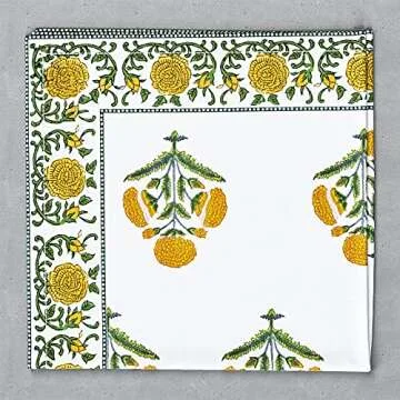 AVRIT Cloth Napkins Set of 4, Washable and Reusable Soft Table Napkins - Premium 19 x 19 Inch Dinner Napkins for Weddings, Cocktail Parties & Every Day Use