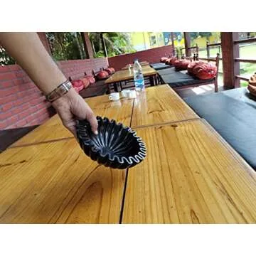 Handcrafted Black Marble Bowl | Elegant Home Decor Gift | CRAFTFOBIA