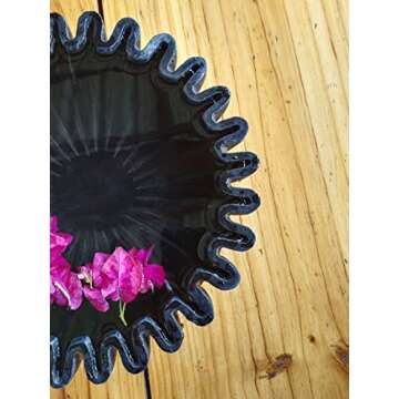 Handcrafted Black Marble Bowl | Elegant Home Decor Gift | CRAFTFOBIA