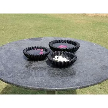 Handcrafted Black Marble Bowl | Elegant Home Decor Gift | CRAFTFOBIA
