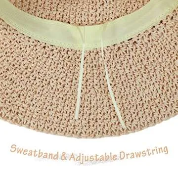 Women Sun Hat with Wide Brim - Floppy Beach Hat