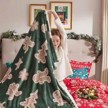 Cozy & Warm Bedsure Christmas Throw Blanket for All