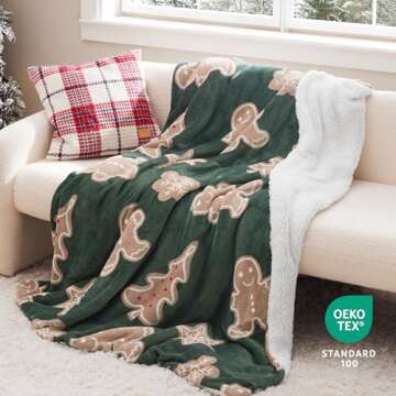 Cozy & Warm Bedsure Christmas Throw Blanket for All