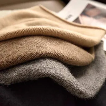 KIKONIO CHEN Women's 100% Cashmere Beanie Hat,Women Gift Beanie Skull Ski Hats (Grey, One Size)