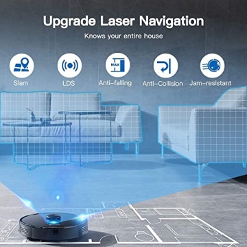 Proscenic M7 Pro Smart Robot Vacuum with Laser Navigation