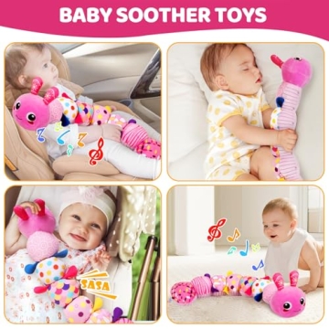 KMUYSL Infant Plush Toy - Sensory Musical Toy for Babies 0-12 Months