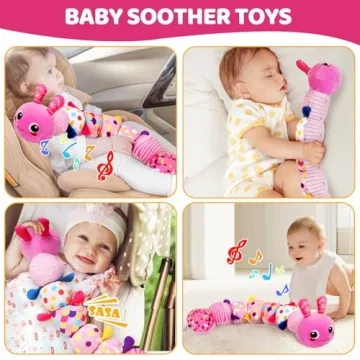 KMUYSL Infant Plush Toy - Sensory Musical Toy for Babies 0-12 Months