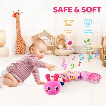 KMUYSL Infant Plush Toy - Sensory Musical Toy for Babies 0-12 Months