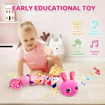 KMUYSL Infant Plush Toy - Sensory Musical Toy for Babies 0-12 Months