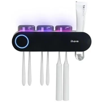 iHave UV Toothbrush Holder & Sanitizer for Bathrooms