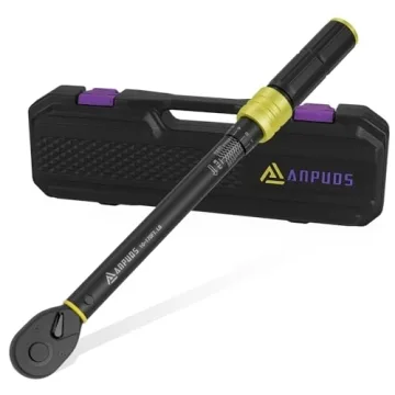 ANPUDS 1/2-Inch Drive Click Torque Wrench - Precision & Durability for Professionals & DIY