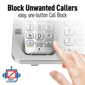 Panasonic Link2Cell Bluetooth Cordless Phone System with 4 Handsets