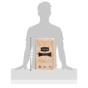 Depend FIT-FLEX Incontinence Underwear for Women, Disposable, Maximum Absorbency, Large, Blush, 52 Count (2 Packs of 26) (Packaging May Vary)