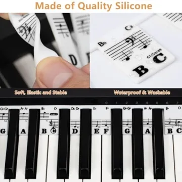 Piano Key Stickers for All Keyboards - Easy Learning
