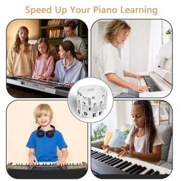Piano Key Stickers for All Keyboards - Easy Learning