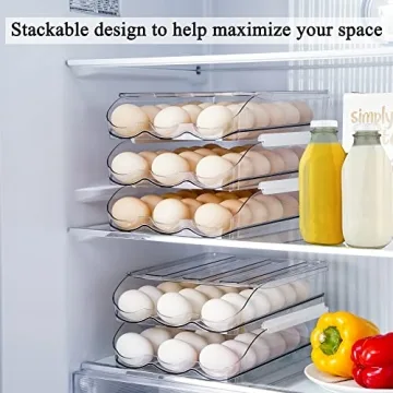 Large Capacity Egg Holder Organizer for Fresh Storage