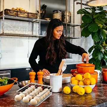 Large Capacity Egg Holder Organizer for Fresh Storage