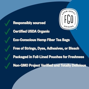 FGO Organic Black Tea - Eco-Conscious, Caffeinated Flavor