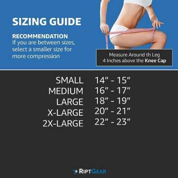 RiptGear Knee Compression Sleeve Women - Knee Support and Compression Knee Brace for Women Working Out For Pain, Running (Small, Pink (1 Pack))