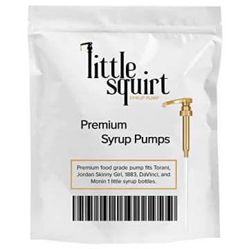 Syrup Pump for 750ml Coffee Syrup Bottles - Gold