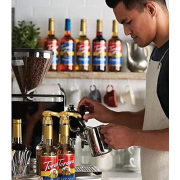 Syrup Pump for 750ml Coffee Syrup Bottles - Gold