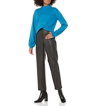 The Drop Women’s Stylish Mock-Neck Sweater with Cutout